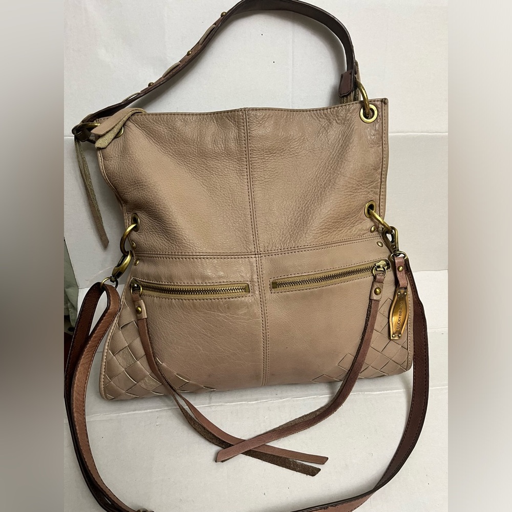 Lucky Brand Tan Crossbody Bag
